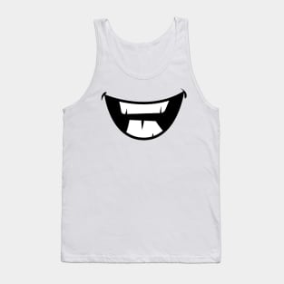 Funny Smile Mouth Tank Top